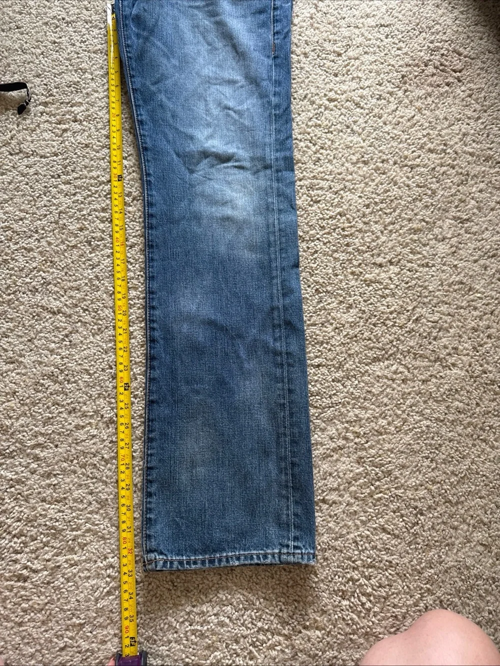 True Religion Ricky Relaxed Straight Jeans Men’s 31 Medium Wash Flap Pocket